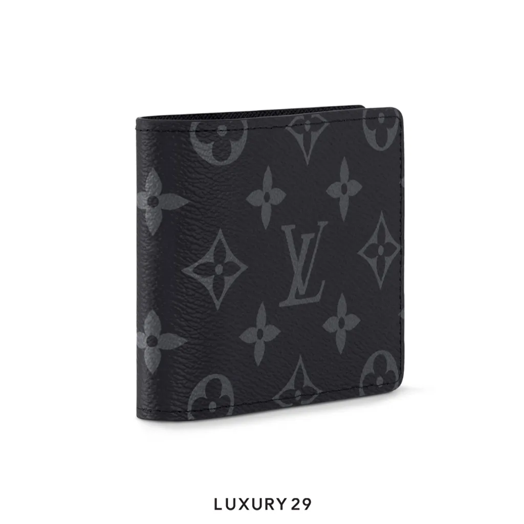 Louis Vuitton Slender Wallet Eclipse(Small, Black)