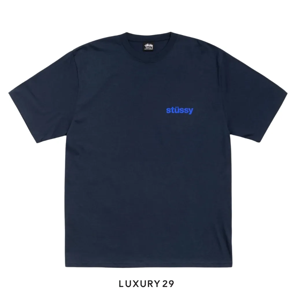 Stussy BUILT TOUGH TEE Navy(M, Blue)