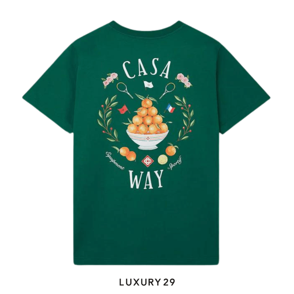 Casablanca Casa Way T-Shirt evergreen(M, Green)