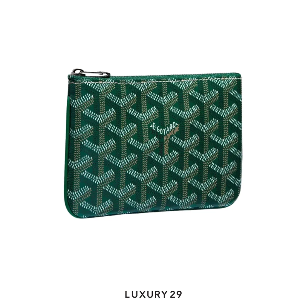 Goyard Senat Mini Pouch Green(Small, Green)