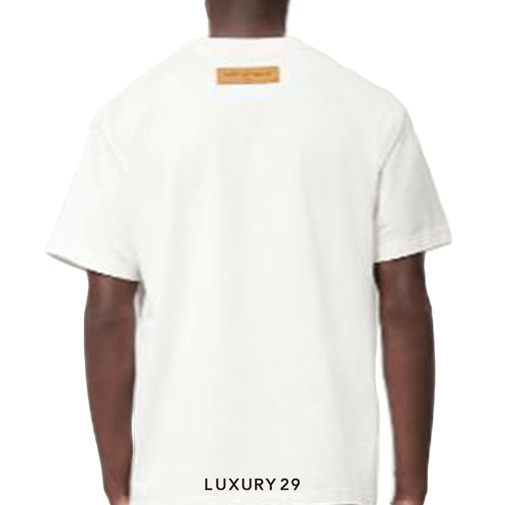 LV Embossed LV T-Shirt(M, White)