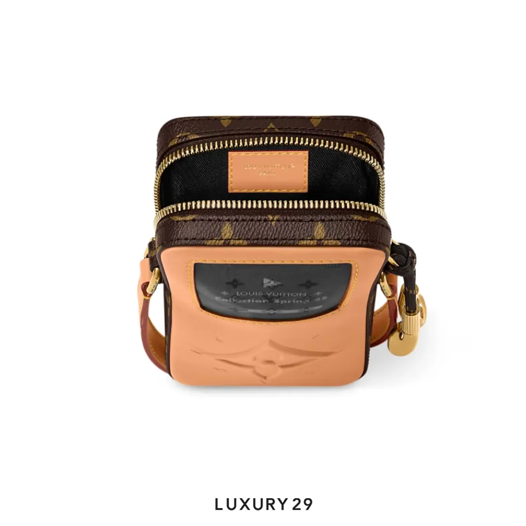 Louis Vuitton LV Music Player Wearable Wallet Brown(Small, Brown)
