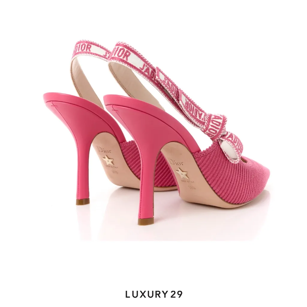Dior J'Adior Slingback Pumps Pink(39, Pink)