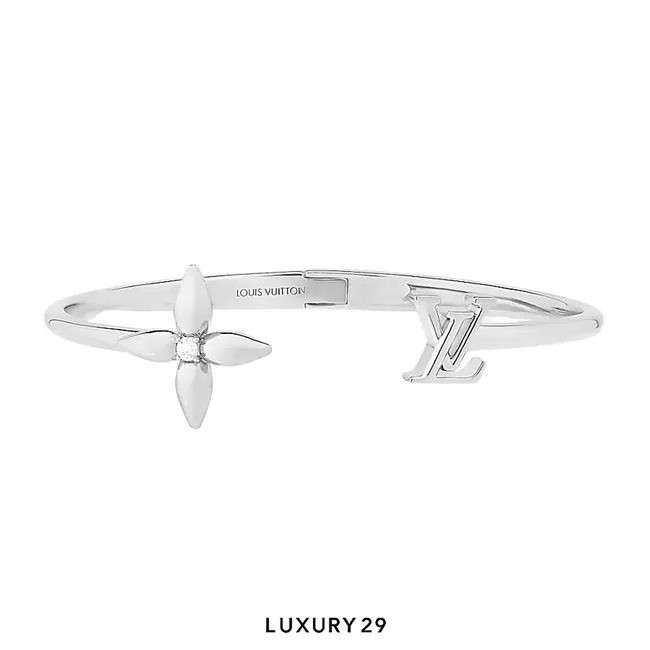 Louis Vuitton LV Louisette Signature Bracelet Silver