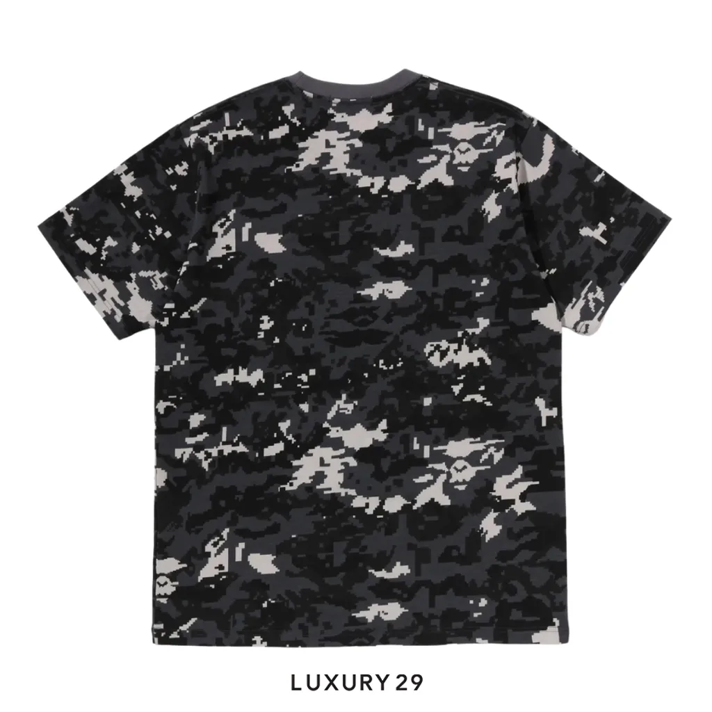 Bape Multi Pixel Camo By Bathing Ape Tee(L, Black)