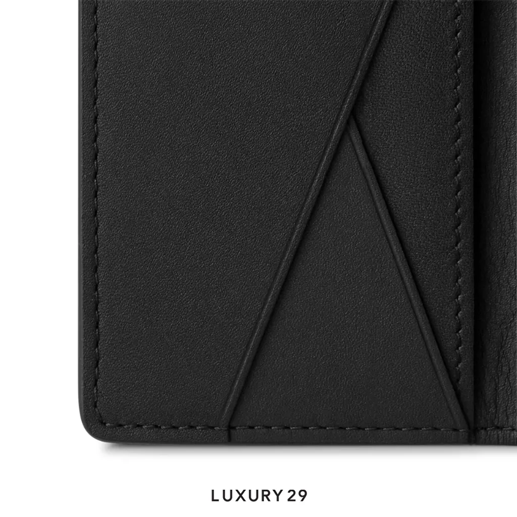 Louis Vuitton LV Pocket Organizer Wallet Black(Small, Black)
