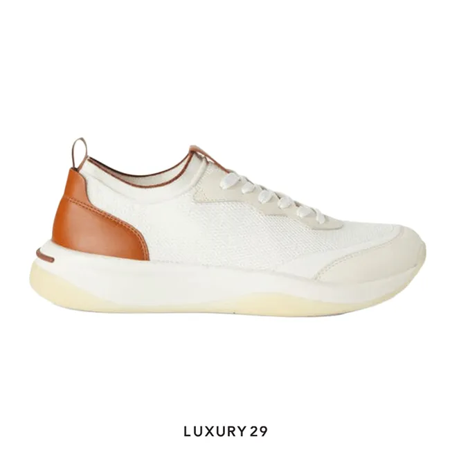 Loro Piana 410 LP Walk Wish Sneakers Virgin Wool - Storm System White (M)