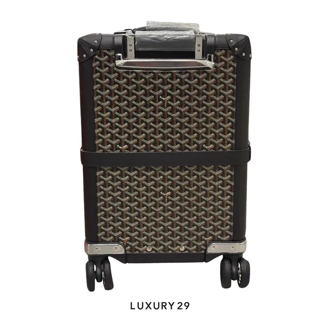 Goyard Bourget PM Trolley Case Black