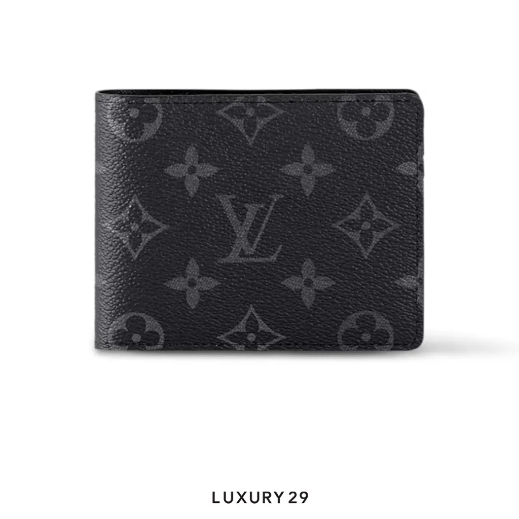 Louis Vuitton LV Multiple Wallet Monogram Eclipse Black(Small, Black)