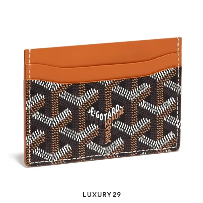 Goyard Saint-Sulpice Card Wallet Black & Tan