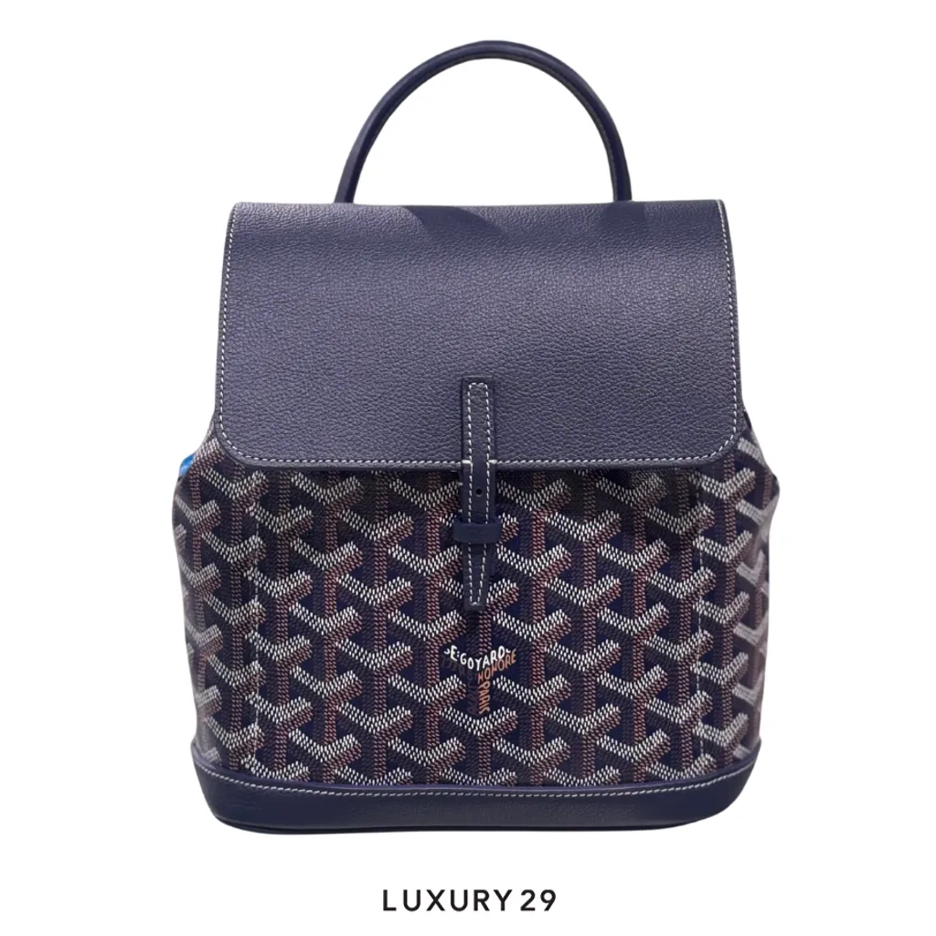 Goyard Alpin Mini Backpack Navy Blue(Mini, Blue)