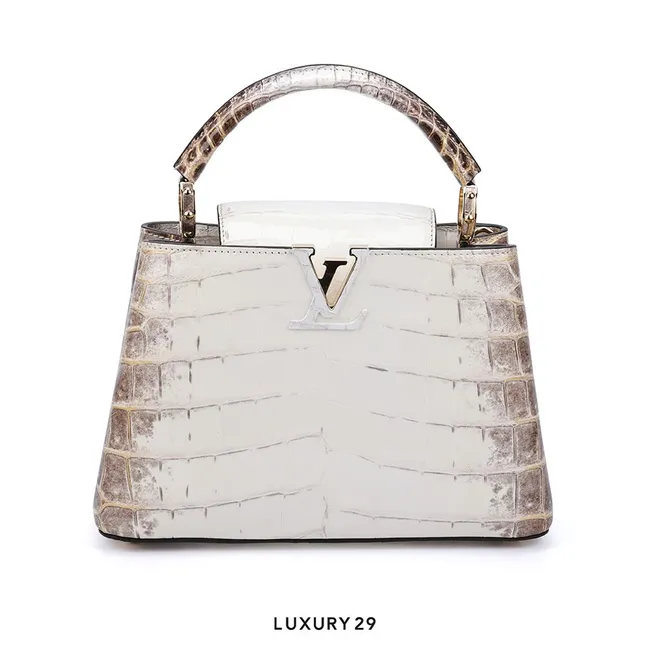 Louis Vuitton LV Capucines BB Crocodilien Brillant