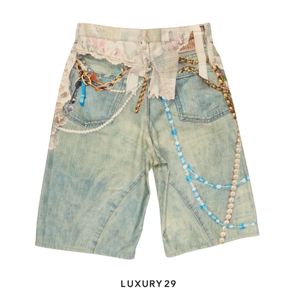 Acne Studios Denim shorts - loose fit(46, Blue)