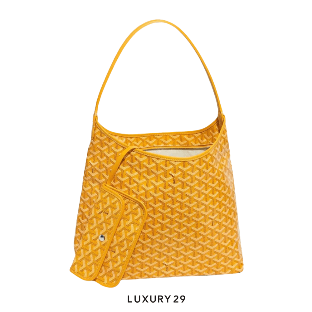 Goyard Boheme Hobo Bag Yellow(Small, Yellow)