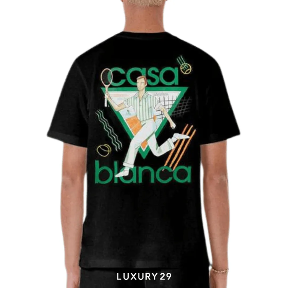 Casablanca Le Jeu T-Shirt black(M, Black)