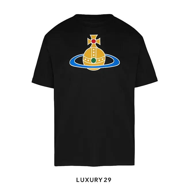 Vivienne westwood Oversized Orb Classic T-shirt Black