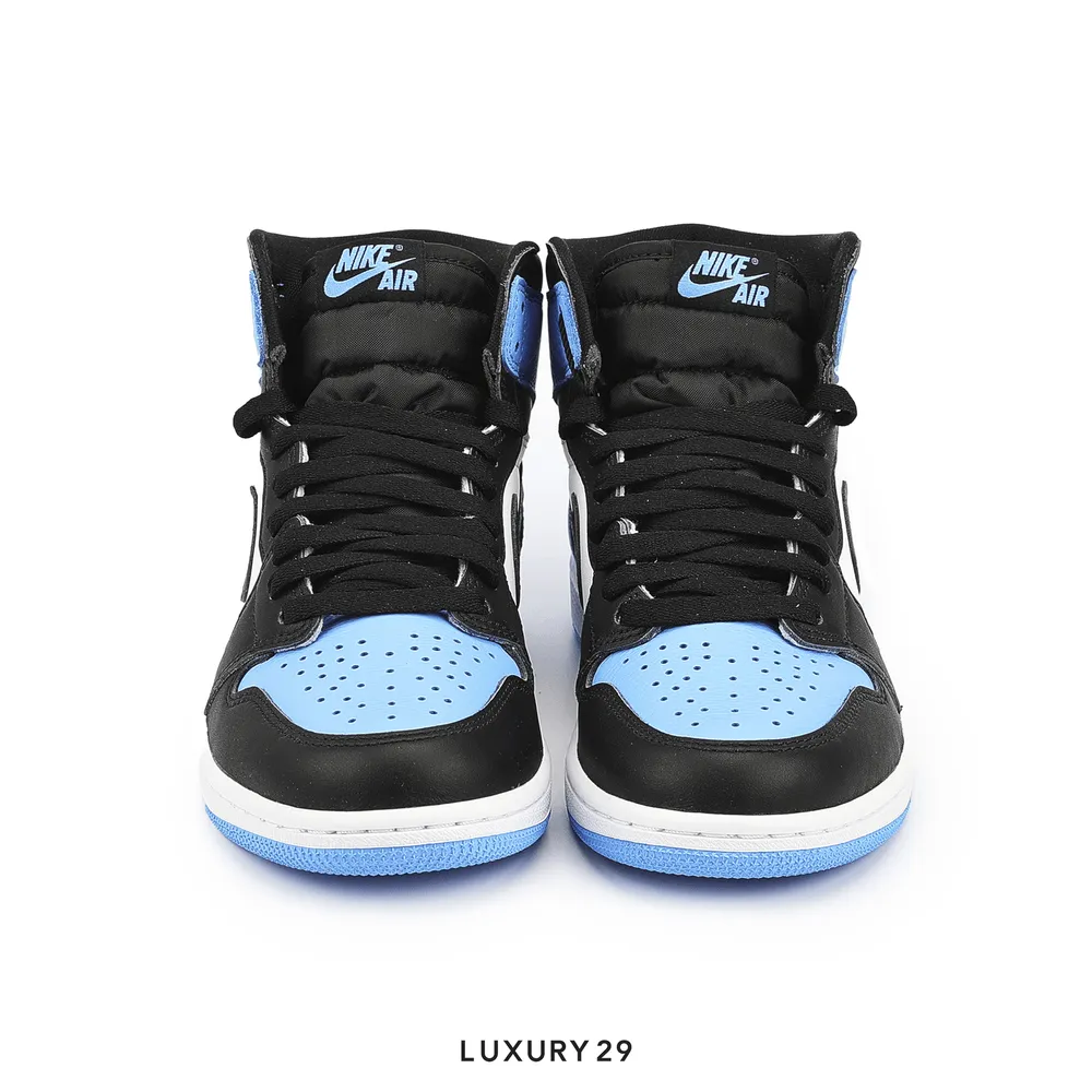 Nike Jordan 1 Retro High OG UNC Toe(M)(47.5, Blue)