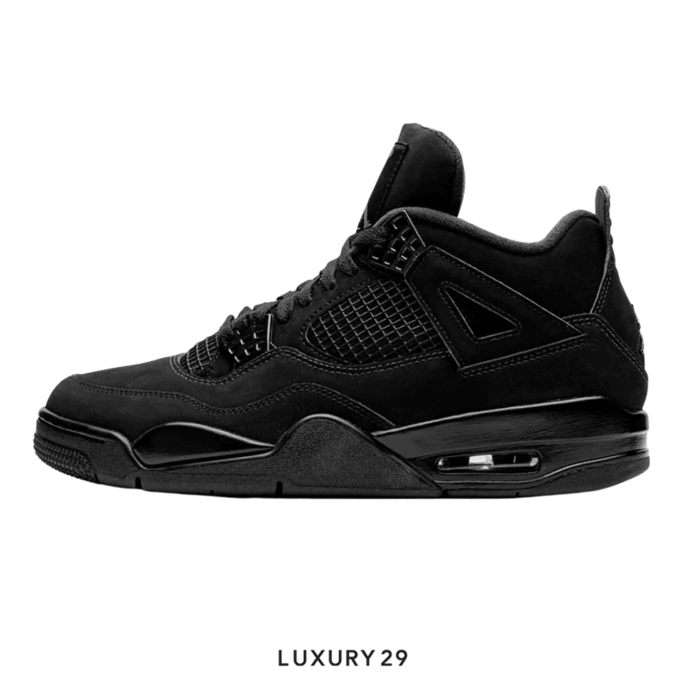 Nike Jordan 4 Retro Black Cat (2020)(42, Black)