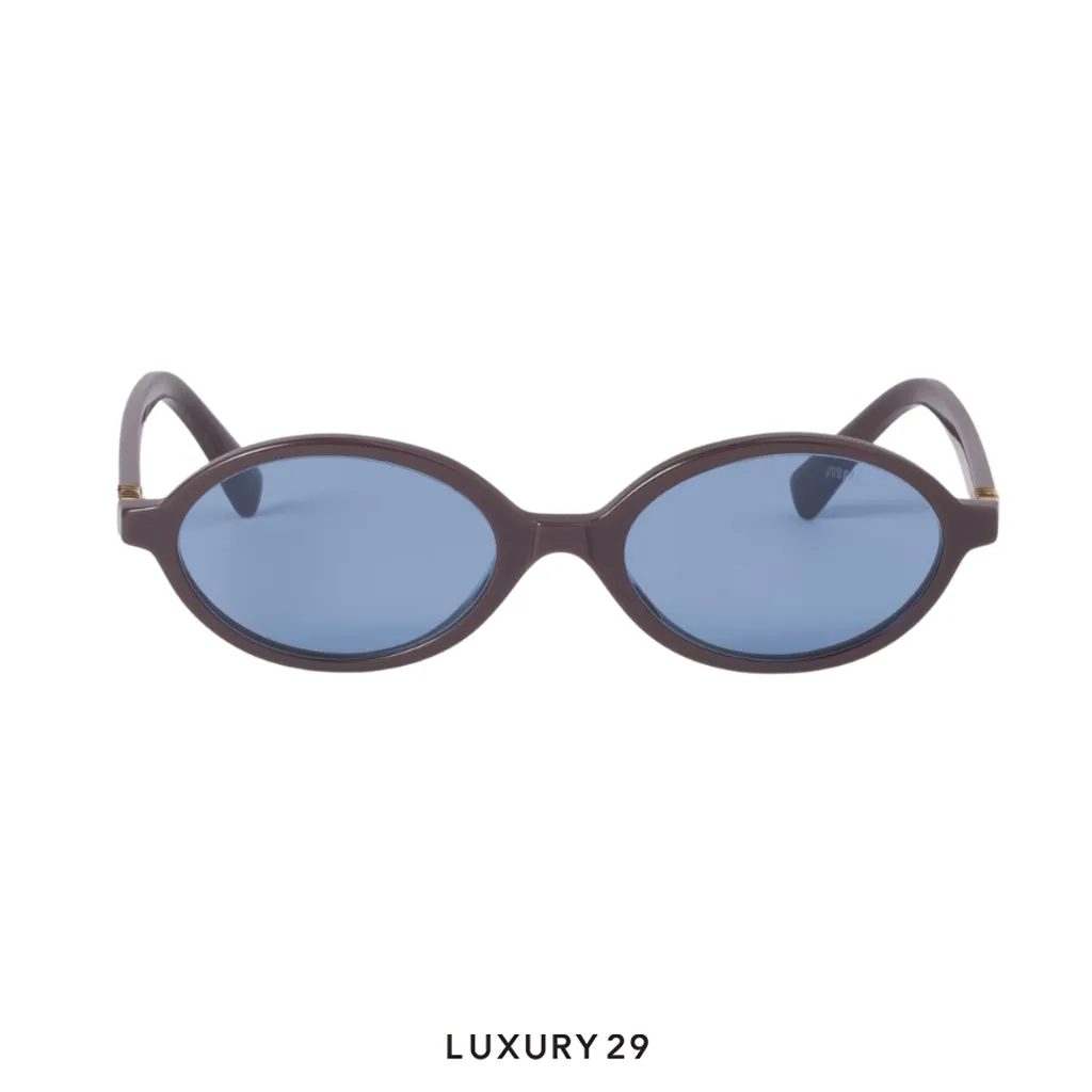 Miu Miu Regard sunglasses Indigo lenses(Free Size, Brown)