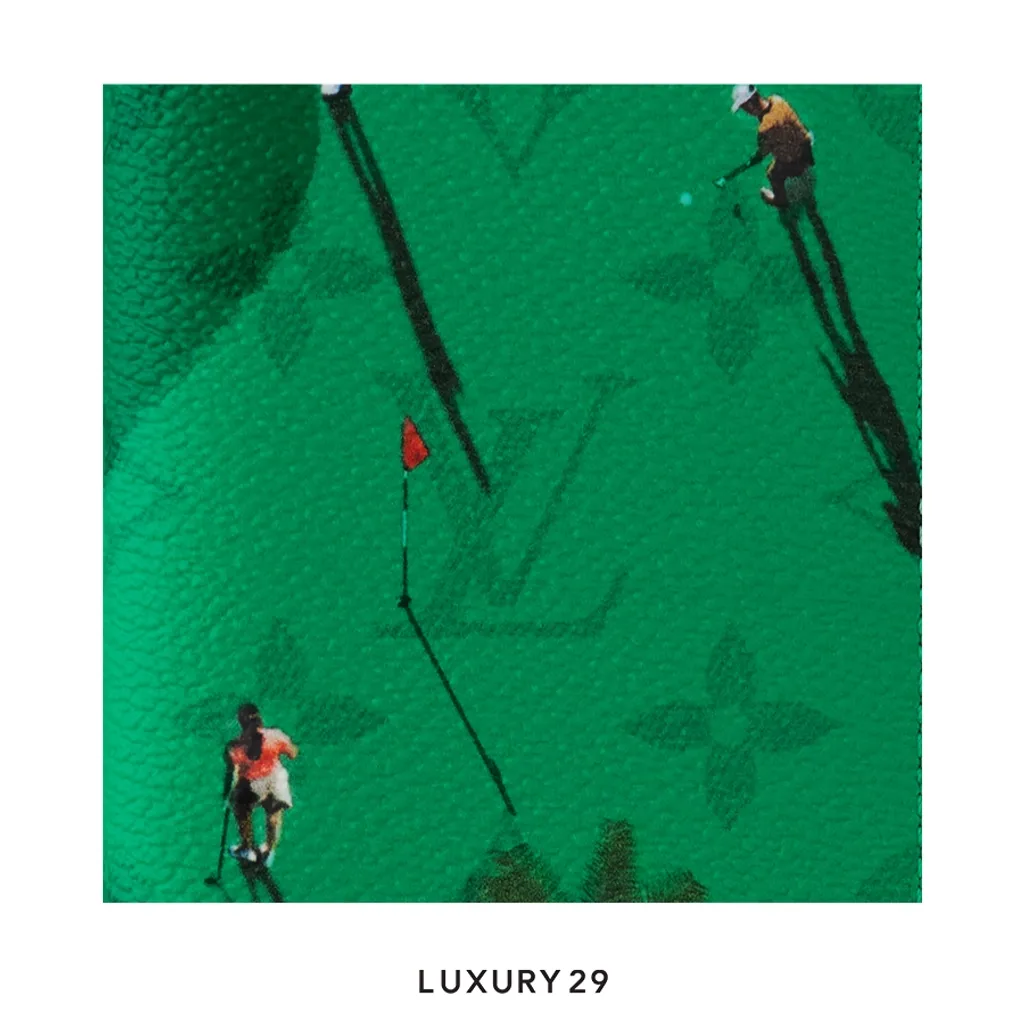 Louis Vuitton LV Pocket Organizer Wallet Golf Green(Small, Green)