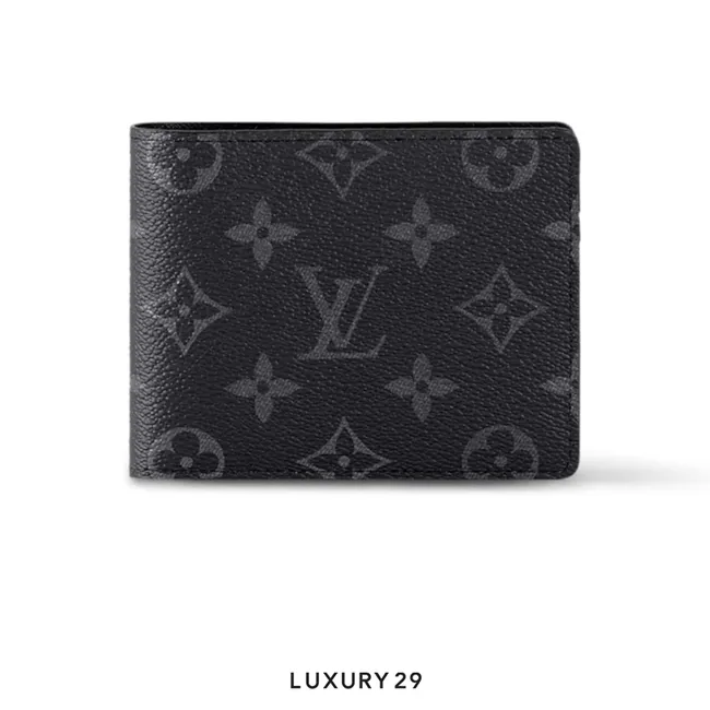 Louis Vuitton LV Multiple Wallet Monogram Eclipse Black