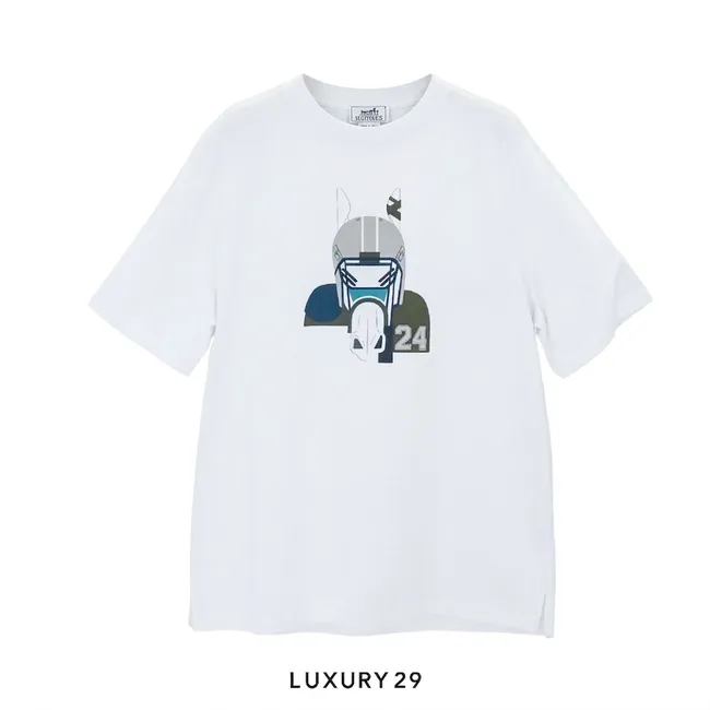 Hermes "Quarterb'H" t-shirt Blanc