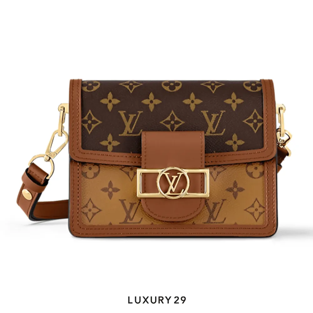Louis Vuitton LV Dauphine Mini Bag(Mini, Brown)