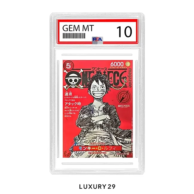 One Piece Promos Monkey.D.Luffy  (Magazine Promo)  (JP)  (PSA10)
