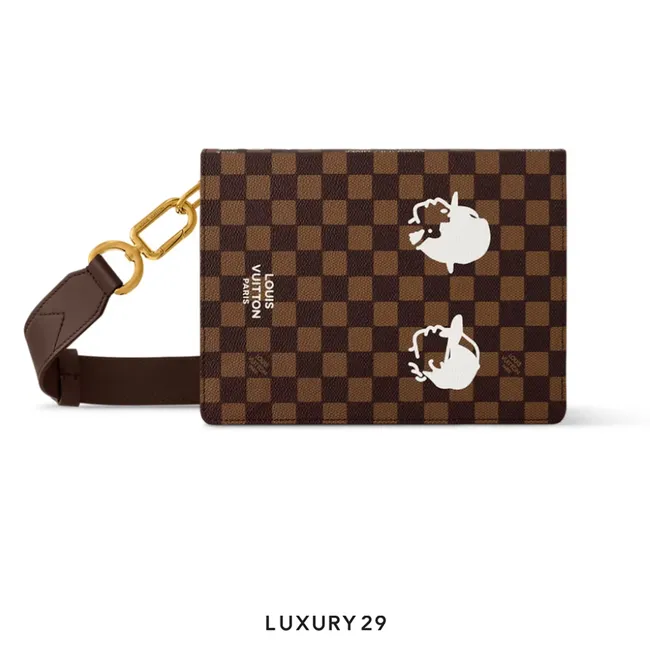 Louis Vuitton LV Book Messenger Bag Brown