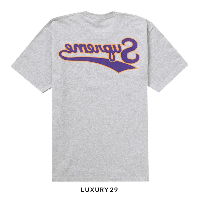 Supreme Backwards Tee 'Heather Grey'