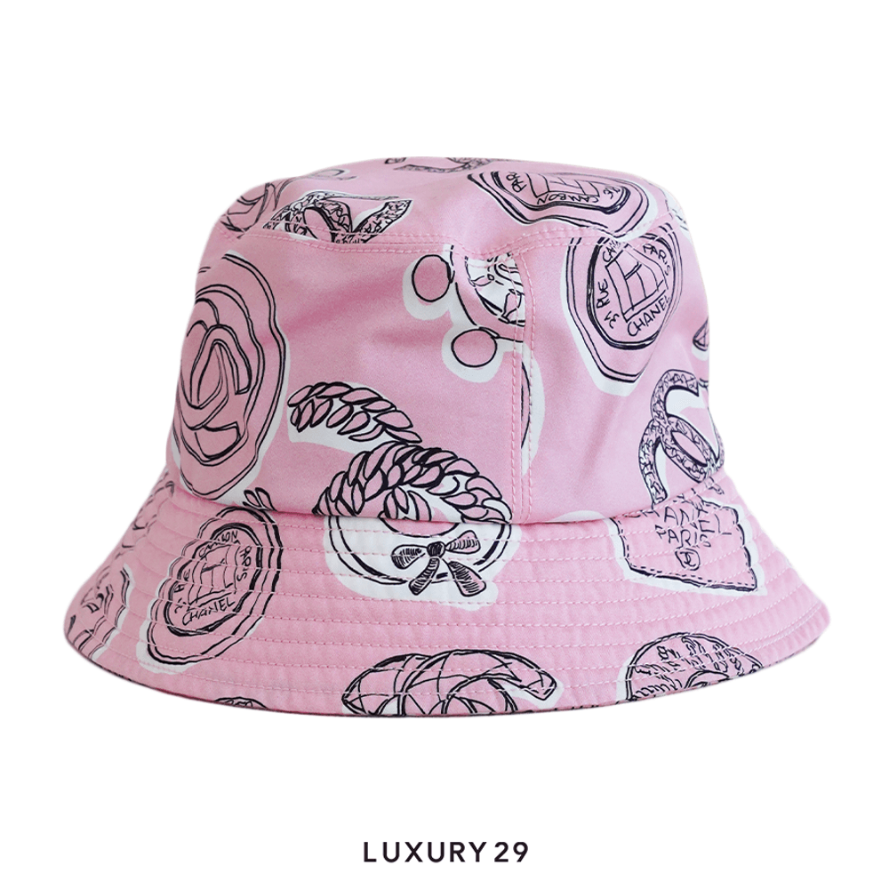 Chanel Bucket Pink(Free Size, Pink)