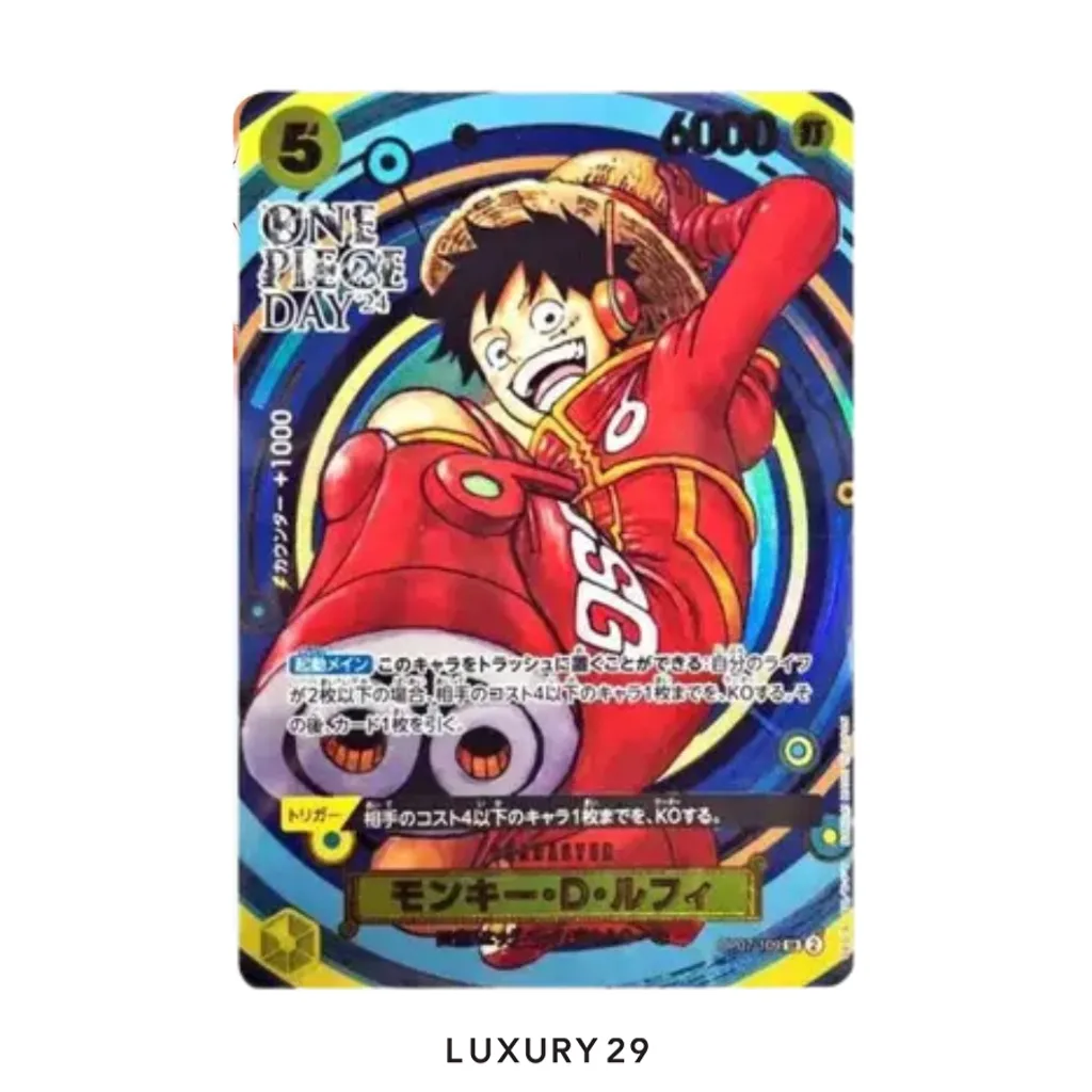 One Piece Monkey.D.Luffy SR [OP07-109] Premium Card Collection "ONE PIECE DAY’24" PSA10 (JP)(Small, Multicolour)