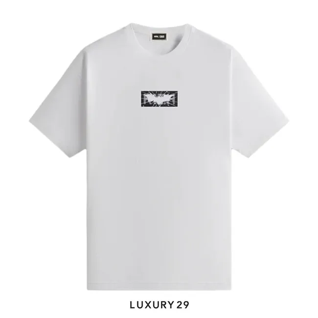 Kith x The Batman Shattered Vintage Tee White