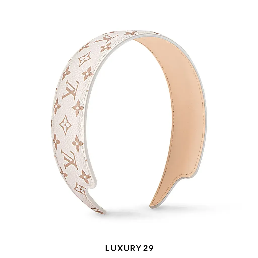 Louis Vuitton LV Outline headpiece Dune Brown(Free Size, Neutrals)