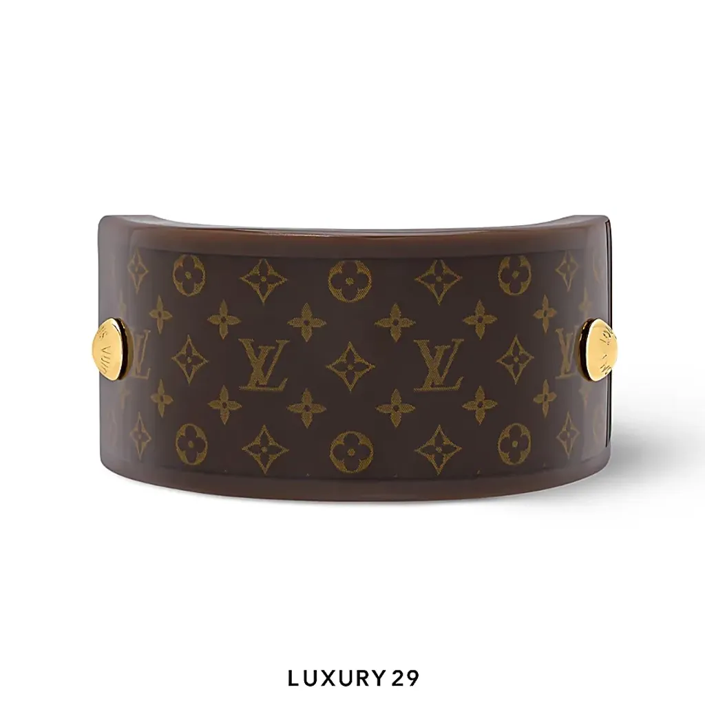 Louis Vuitton LV MNG Resin Pony Cuff(Free Size, Brown)