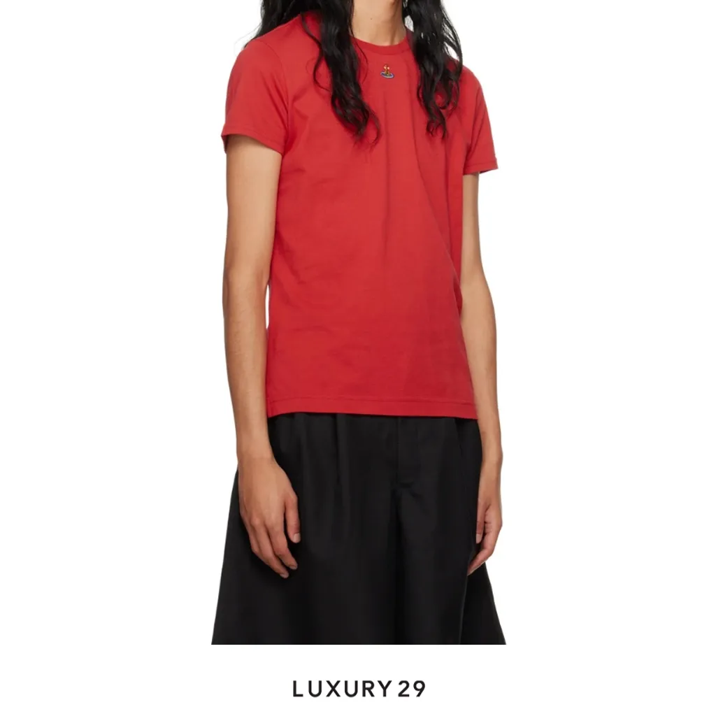 Vivienne westwood Orb Peru T-shirt Red(XS, Red)