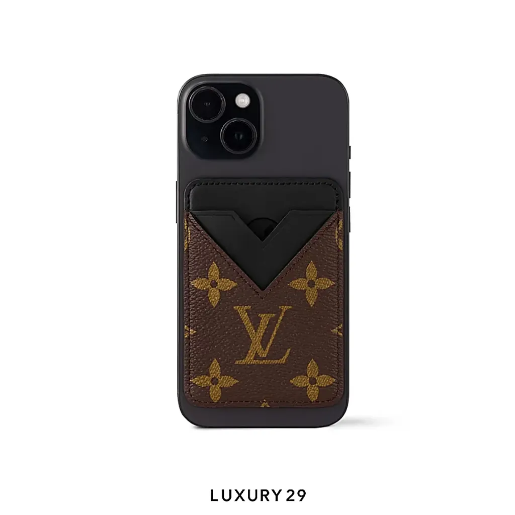 Louis Vuitton LV Magnetic Card Holder Monogram(Small, Gold)