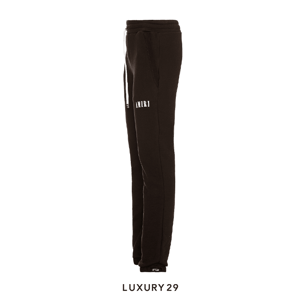 AMIRI Logo-Print Cotton Track Pants(L, Black)
