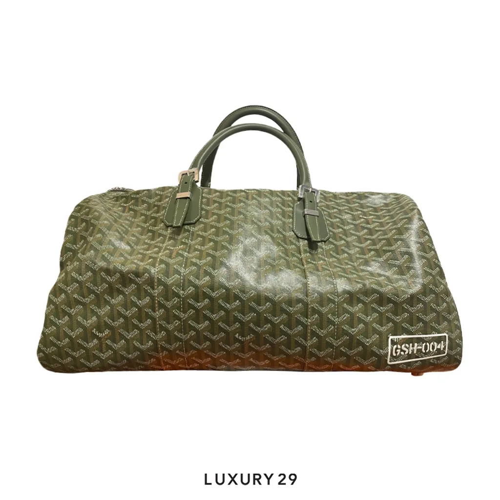 Goyard Boston 50 Bag Khaki - GSH-004(Medium, Green)