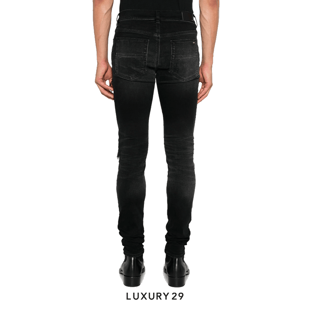 AMIRI MX1 Bandana Jacquard jeans(M, Black)