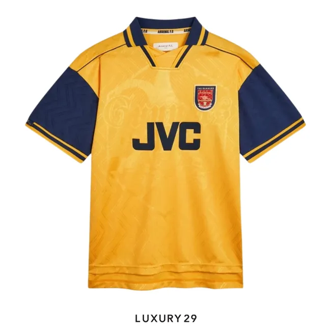 Arsenal Classics Retro 1997 Away Shirt Yellow