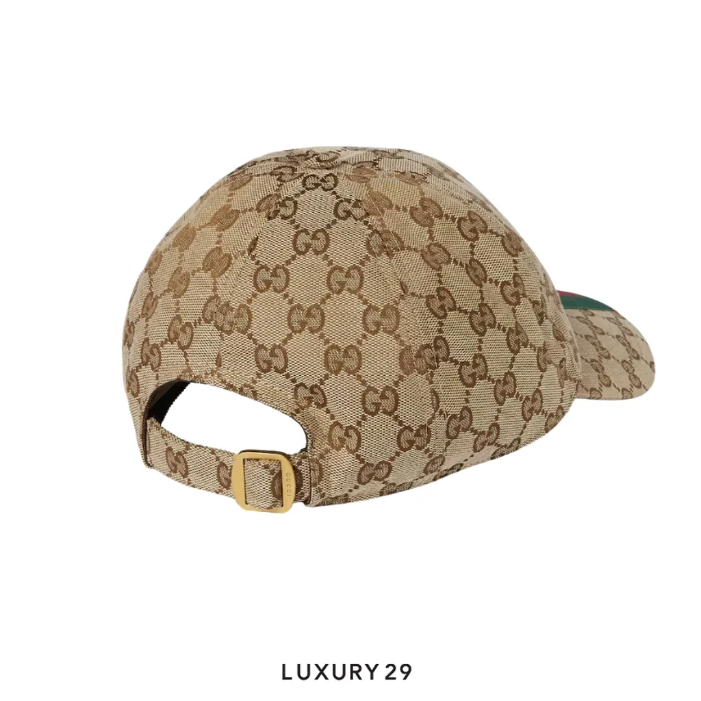 Gucci GG canvas baseball hat beige and ebony(M, Neutrals)