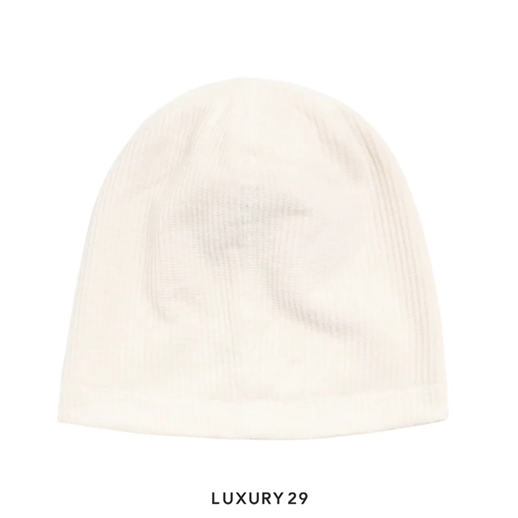 STUSSY WAFFLE SKULLCAP BONE(Free Size, Neutrals)