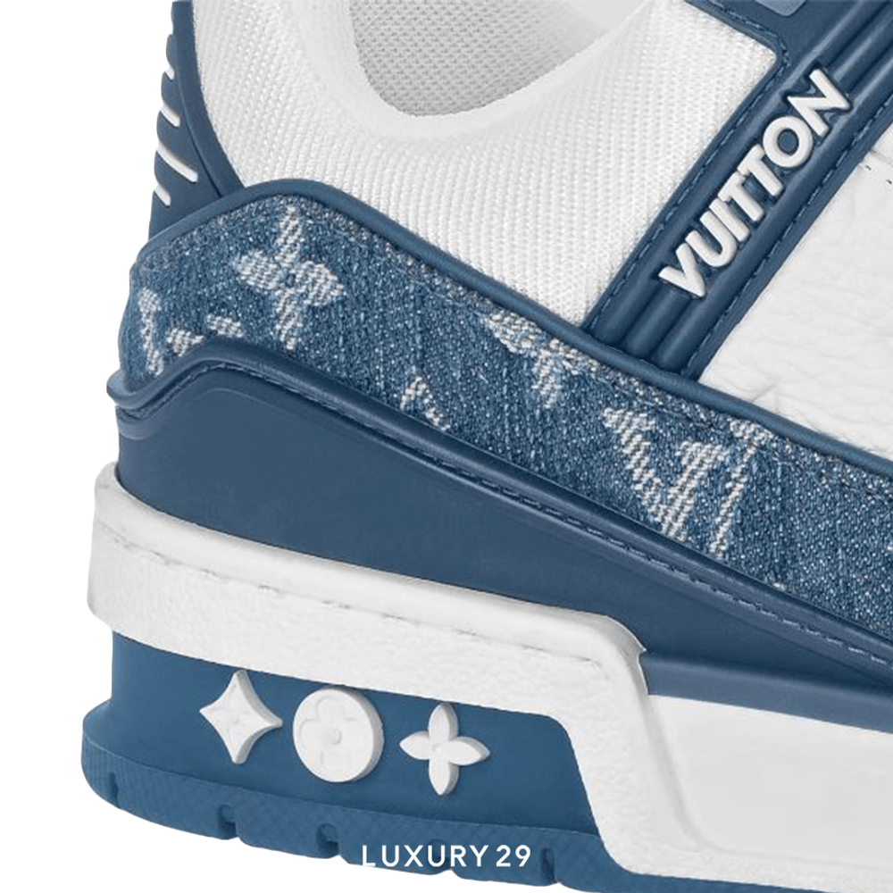 Louis Vuitton LV Trainer Sneaker Blue(M)(42.5, Blue)