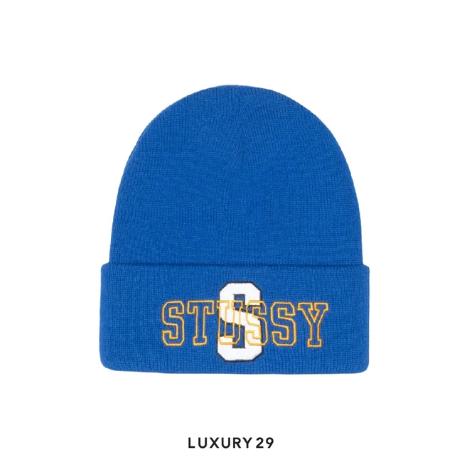 Stussy CUFF BEANIE VARSITY S Blue