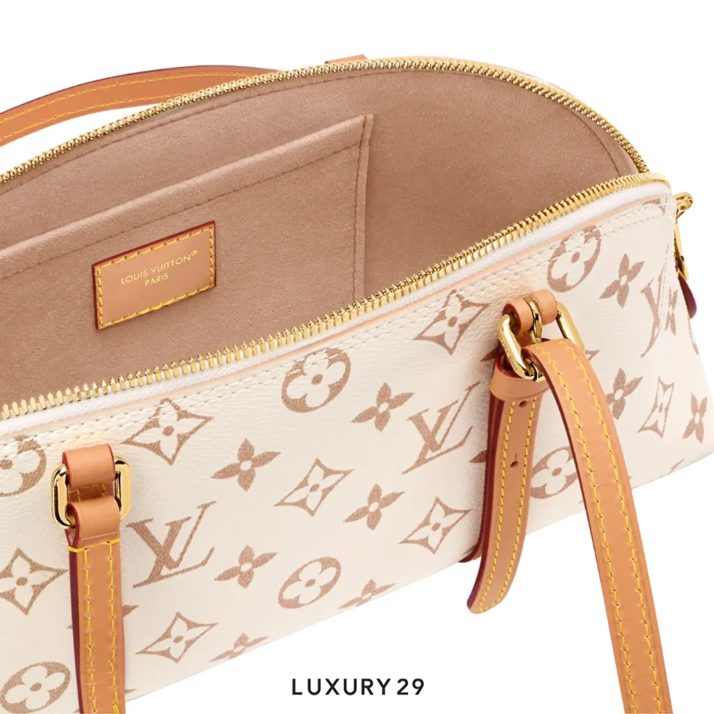 Louis Vuitton LV Squire East-West bag Monogram Dune Canvas(Small, Neutrals)