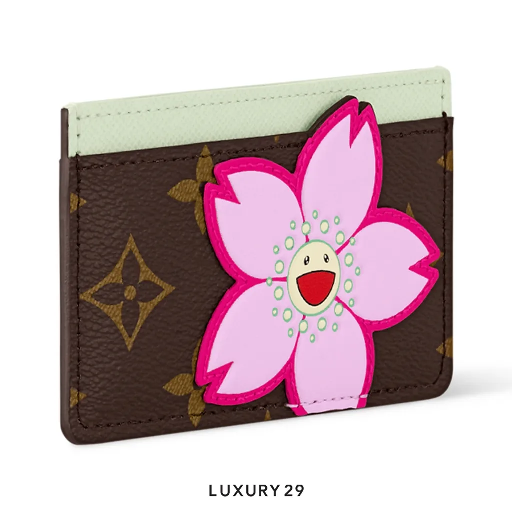 LOUIS VUITTON LV x TM Card Holder Sakura Brown(Small, Brown)