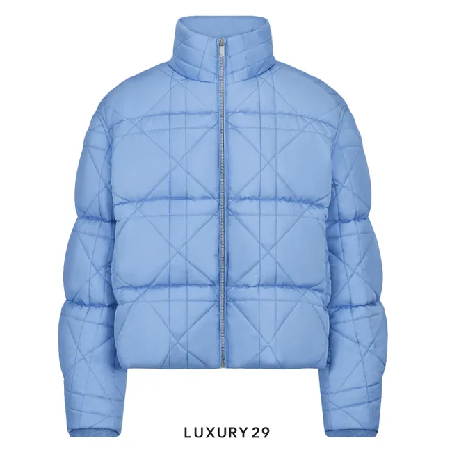 Dior by ERL DOWN JACKET Blue Technical Canvas