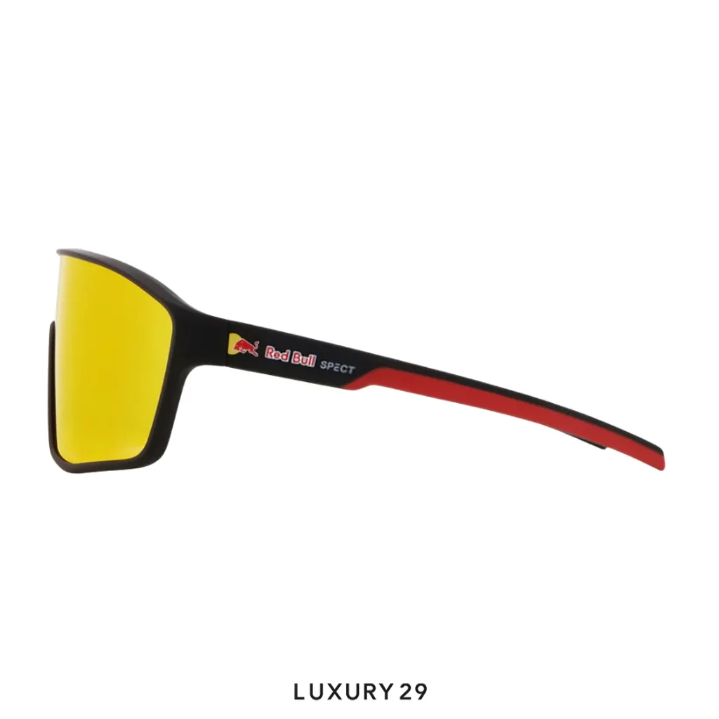 Red Bull Spect Sunglasses DAFT-010 black matt red(Free Size, Red)