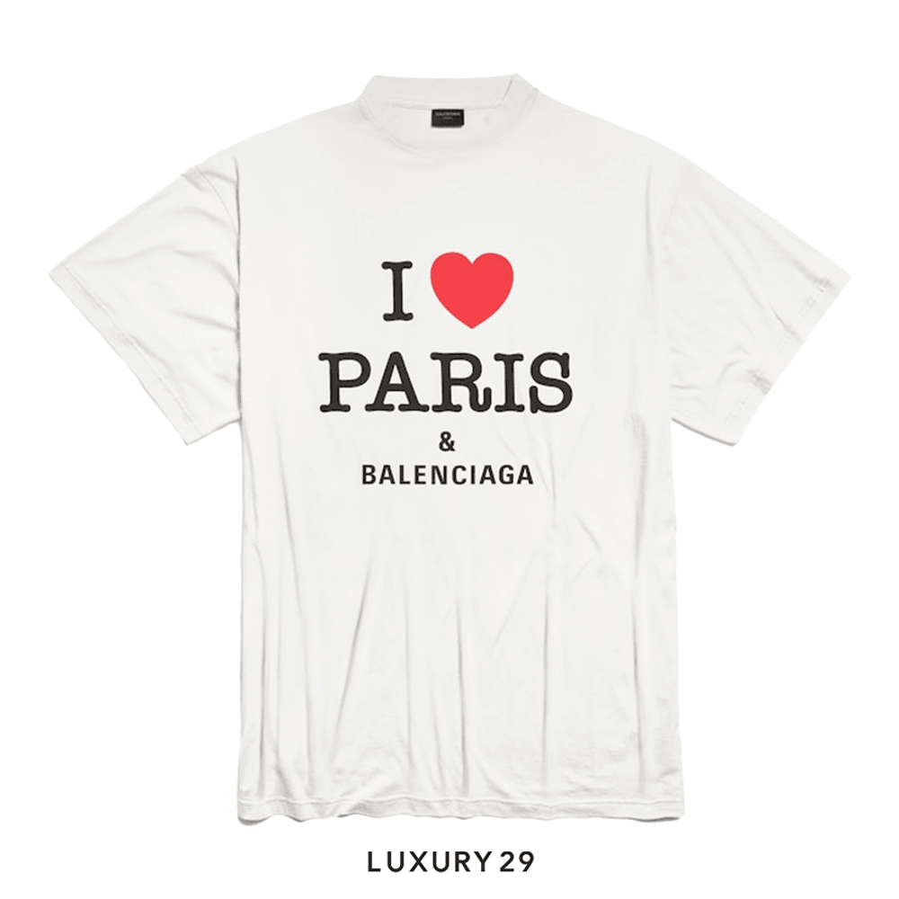 T-shirt Balenciaga White size S International in Cotton